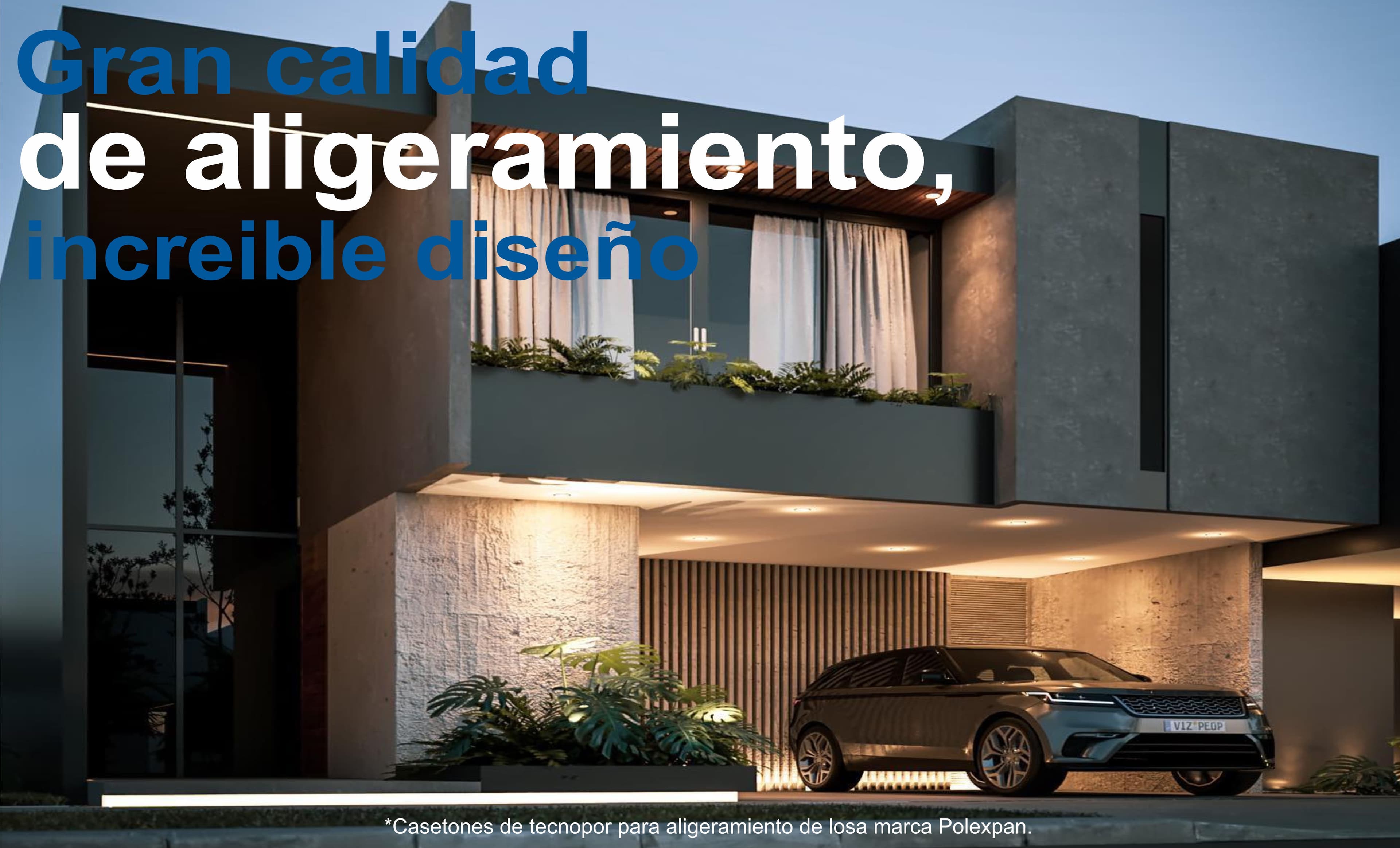 Casetones de tecnopor