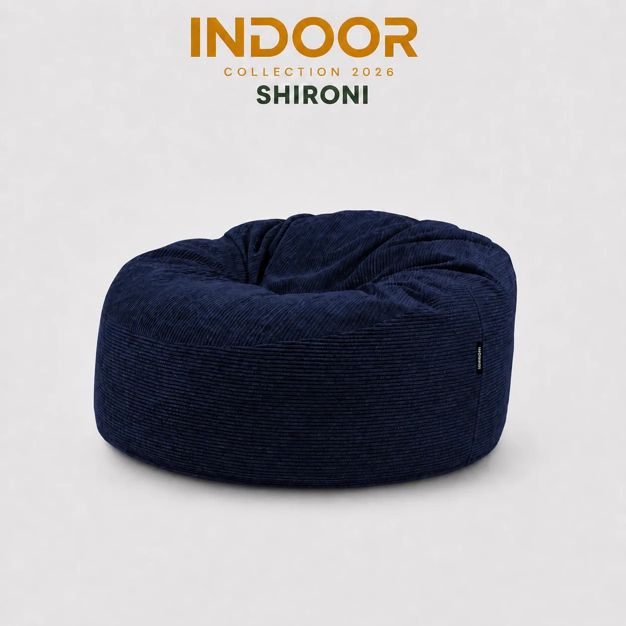 Puff SHIRONI NUNA Azul Oscuro